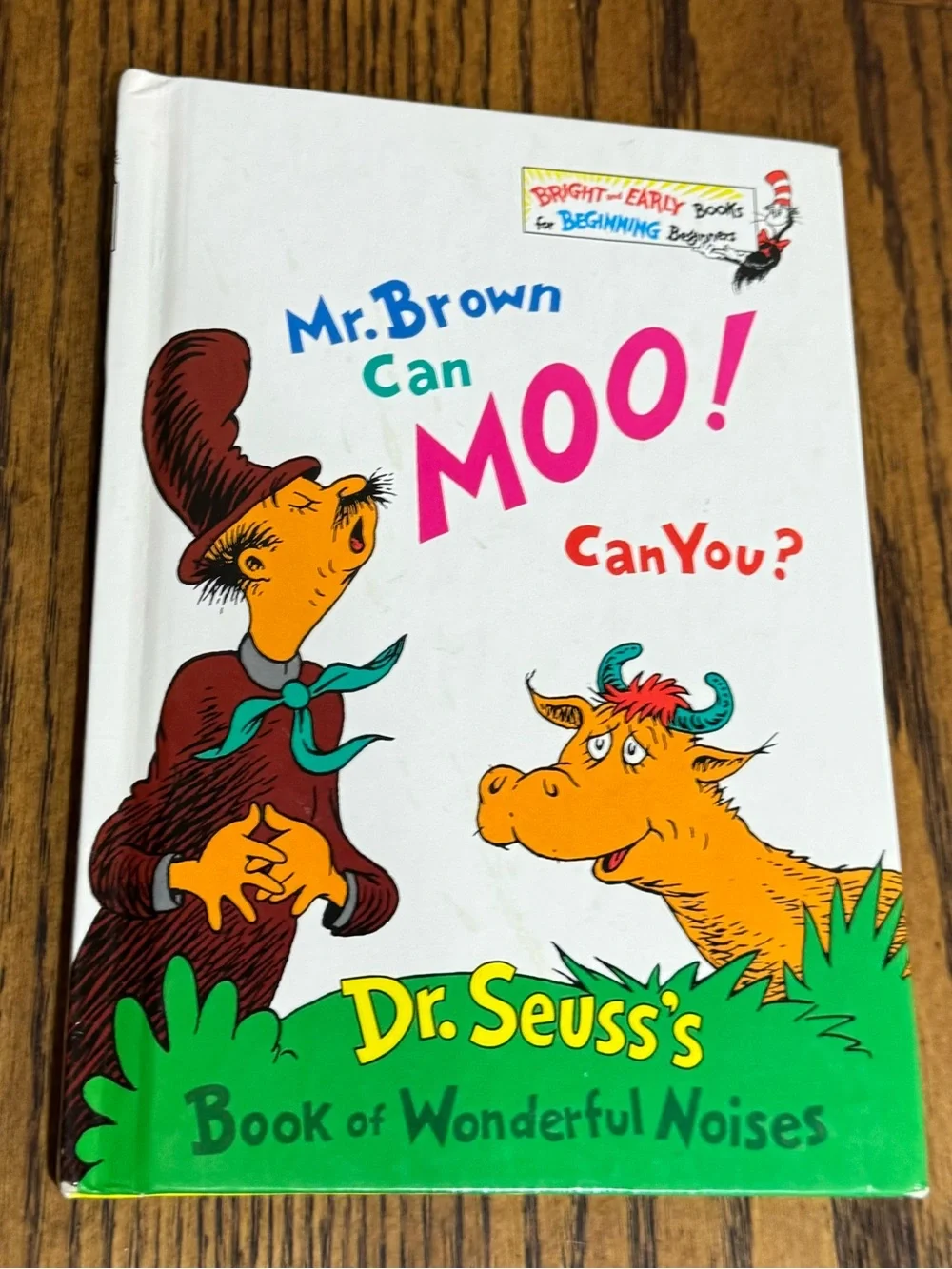 3 Dr. Seuss Bright & Early Books for Beginning Beginners Moo, People House, Ear